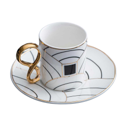 Acar 05141 Chıllı 6 Lı Kahve Fıncan Takımı - Acar