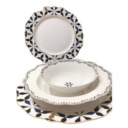 Acar 05438 Lorenzo Porselen 24 Prc Yemek Takımı - ACAR