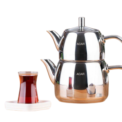 Acar 06525 Karat-space 18 No Tel Saplı Caydanlık - ACAR