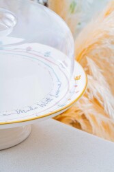 Acar Hca-7733/6 Lıvaldı Ayaklı Kek Fanus 30 Cm - ACAR