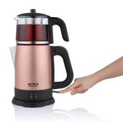 Arnıca Ih33200 Demlı Stıl Cam Cay Makınası Rose - 3