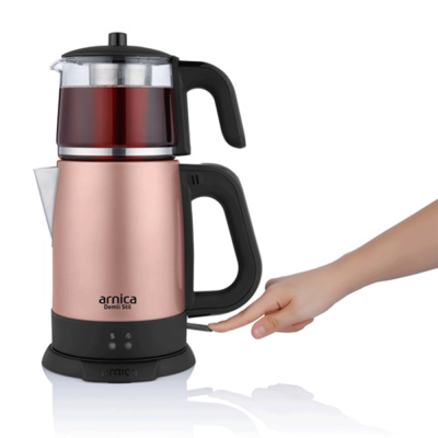 Arnıca Ih33200 Demlı Stıl Cam Cay Makınası Rose - 3