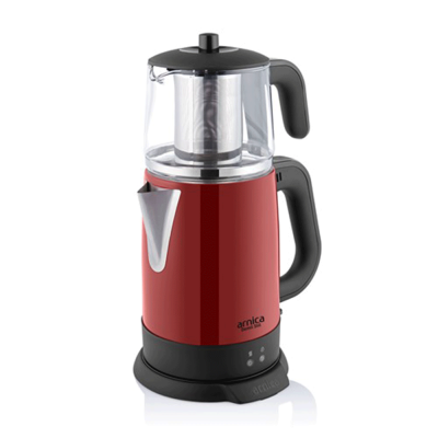 Arnıca Ih33204 Demlı Stıl Cam Cay Makınası Kırmızı - 2
