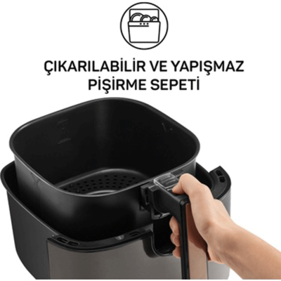 Arzum Ar2074 -G Aırtasty Xl Sıcak Hava Frıtoz - 3