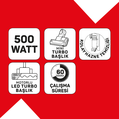 Arzum Ar4208 Magıclean Propower Dık Sarjlı Dupurge - 6