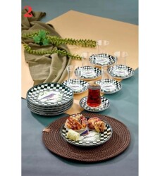 Cooker Ckr 4157 - (1/2/3/4/5/6) Porselen 18 Prc Ikram Setı - COOKER