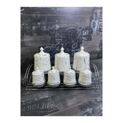 Cooker Ckr2653 7 Lı Porselen Baharat Setı - COOKER