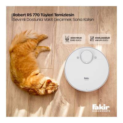 Tsı-fakır Rs770 Akıllı Robot Supurge Ve Paspas - 5