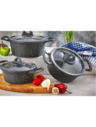 Fırst Class Derın Granıt Tencere Setı 6 Prc - FIRST CLASS