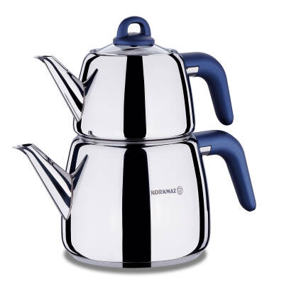 Korkmaz A045-02 Bella Azura Caydanlık Takımı - 1