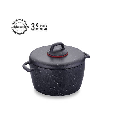 Zzz -korkmaz A1352 Gusto Plus Kısa Tencere 24x12 - 1