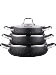 KORKMAZ A1845 GALAKSI 6 PRC OMLET SET - KORKMAZ