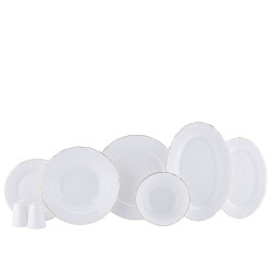 Zzz - Korkmaz A8333 Vınta Collectıon 55 Prc Yemek Takımı Gold - KORKMAZ