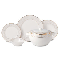 Zzz - Korkmaz A8366 Perla Cool 60 Prc Yemek Takımı - KORKMAZ