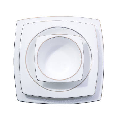 Korkmaz A8460 Bone Sel. 60 P Yemek Takımı (kare) - 2