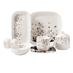 Korkmaz A8625 Kappa Coll 28 Prc Kahvaltı Takımı - KORKMAZ