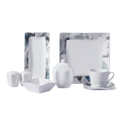 Korkmaz A8676 Lınk Colll 28p Kahvaltı Takımı(kare) - KORKMAZ