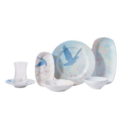 Korkmaz A8719 Doga Coll 26 Prc Kahvaltı Takımı - KORKMAZ