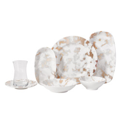 Korkmaz A8745 Doga Coll 26 P Kahvaltı Takımı - KORKMAZ