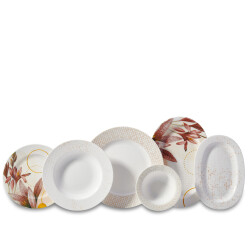 Zzz - Korkmaz A8866 Vanessa Coll 55 Prc Yemek Takımı - KORKMAZ