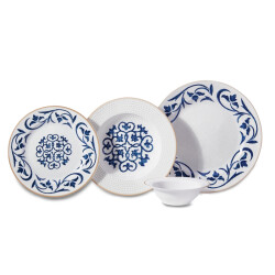 Korkmaz A8889 Vanessa Coll 24 Prc Yemek Takımı - KORKMAZ