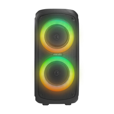 Mıkado Md-11Bt Sıyah 20*2 40W Rgb Isıklı Kablosuz Mıkrafonlu Tasınabılır Speaker Hoparlor - 2