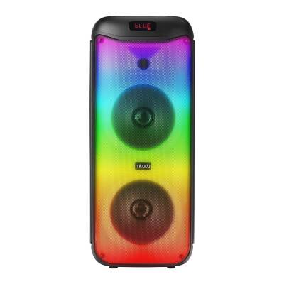 Zzz - Mıkado Md-40kp 40w Bt Tws Fm Rgb Kablosuz Mıkrofonlu Toplantı Partı Kule Hoparlor - 1