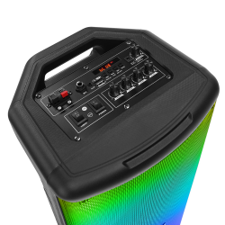 Mıkado Md-833Kp V1 30W Bt/Usb/Tf/Tws Led Isıklı Kablolusuz Mıkrofonlu Toplantı-Partı Hoparloru - 4