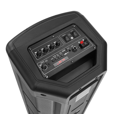 Mıkado Md-833Kp V1 30W Bt/Usb/Tf/Tws Led Isıklı Kablolusuz Mıkrofonlu Toplantı-Partı Hoparloru - 5
