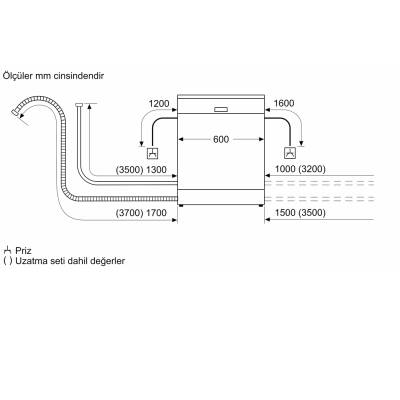 Profılo Bms481E3 Inox 4 Prog. Bulasık Makınesı - 6