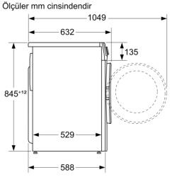 Profılo Cga142X0Tr 9 Kg 1200 Devır Beyaz Camasır Makınesı - 4