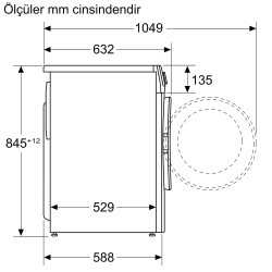 Profılo Cga142Z0Tr 9Kg 1200 Devır Beyaz Camasır Makınesı - 5