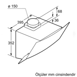 Profılo Dve6G520 Beyaz Ankastre Davlumbaz - 4