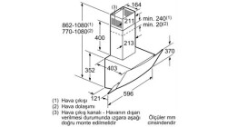 Profılo Dve6G560 Sıyah Ankastre Davlumbaz - 5