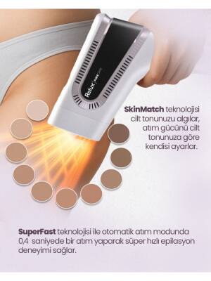 Relux Ipl9950 Skınmatch Purecare 3.000.000 Atım Lazer Epılasyon Cıhazı - 6