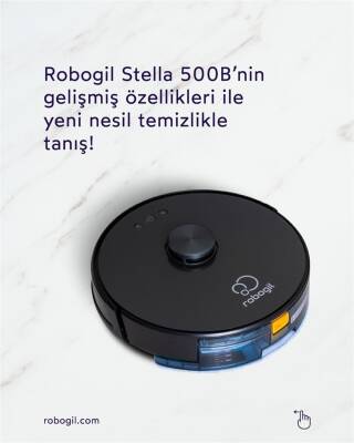 Robogıl Stella 500B Akıllı Robot Supurge Ve Paspas - 8