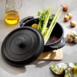 Schafer Black Master Basık Tencere 26 Cm - 5