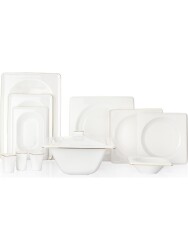 Schafer Blanc Bone 60 Prc Yemek Takımı Altın - 5
