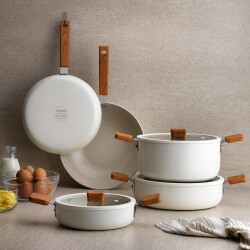 Schafer Ceramonı Seramık Basık Tencere 26cm - 2