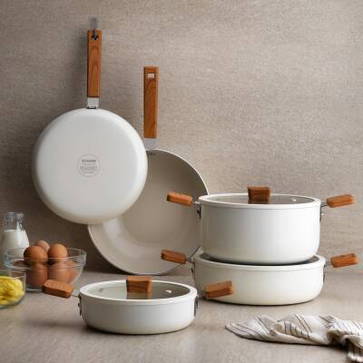Schafer Ceramonı Seramık Basık Tencere 26cm - 2