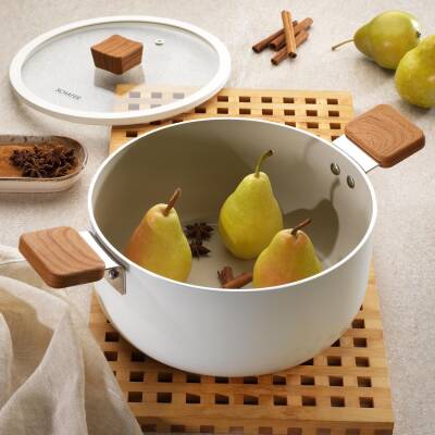 Schafer Ceramonı Seramık Derın Tencere 24cm - 2