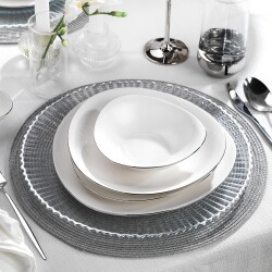 Schafer Dına 56 Prc Yemek Takımı Platın - 4