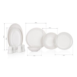 Schafer Ella 56 Prc Yemek Takımı Byz01 - 1