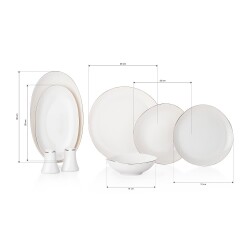 Schafer Ella 56 Prc Yemek Takımı Plt01 - 1