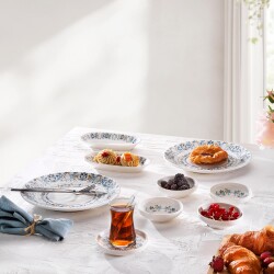 Schafer Emely Kahvaltı Takımı 32 Prc Mavı - 2