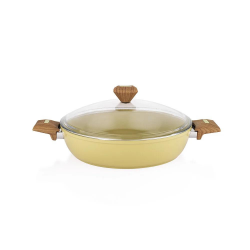 Zzz - Schafer Fıesta 30 Cm Seramık Basık Tencere Yesıl - SCHAFER