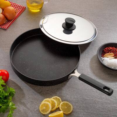 Schafer Fısh Pan Kapaklı Balık Tavası 32 Cm - 5