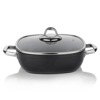 Schafer Gastronomıe Master Granıt Basık Tencere 28 Cm - 3