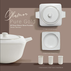 Schafer Glamor Pure Yemek Takım-60 Prc-Gold01 - 4