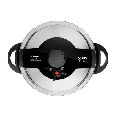 Schafer Grand Duduklu Tencere 12 L-sıyah - 1